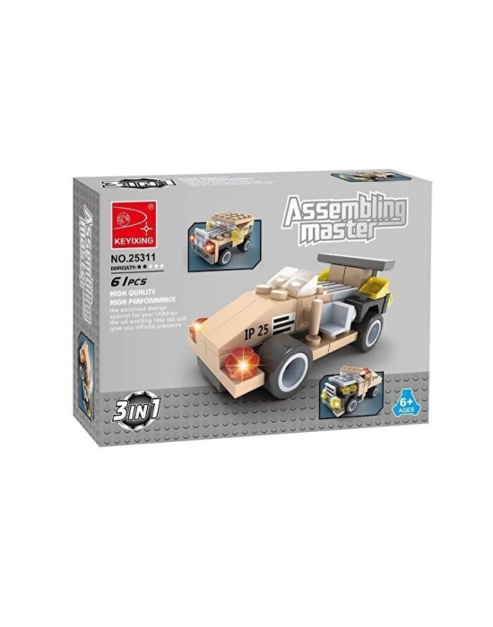 ÇOK SATAN Ausini Assembling Master 3 in 1 61 Parça Arazi Araçları