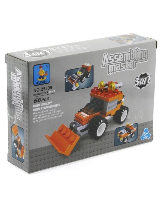 ÇOK SATAN Ausini Assembling Master 3 in 1 66 Parça Traktörler