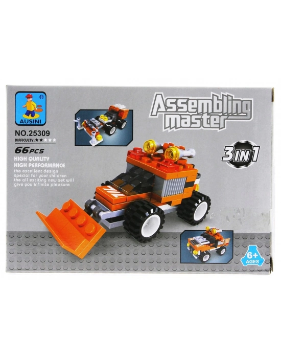 ÇOK SATAN Ausini Assembling Master 3 in 1 66 Parça Traktörler