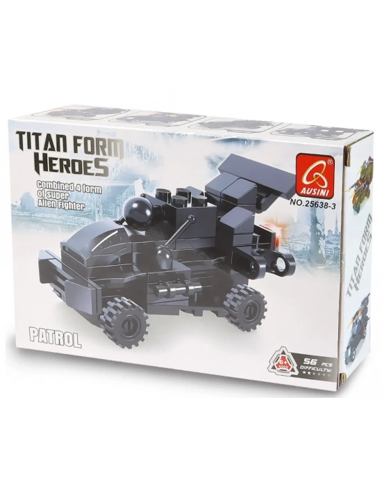 ÇOK SATAN Ausini Titan Form Heroes-3 Patrol 56 Parça