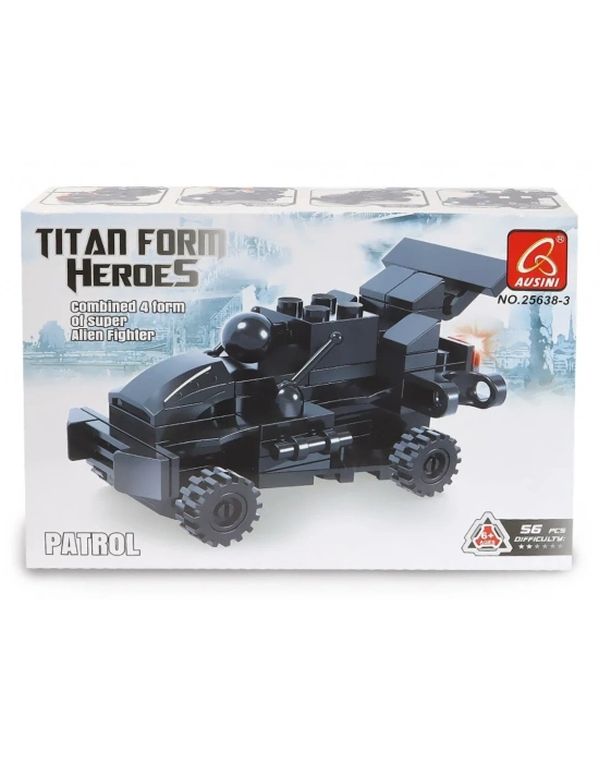 ÇOK SATAN Ausini Titan Form Heroes-3 Patrol 56 Parça