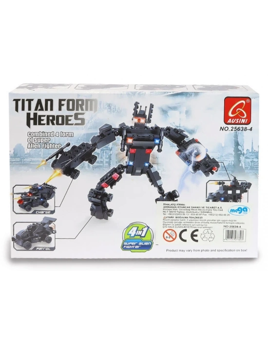 ÇOK SATAN Ausini Titan Form Heroes-4 Lightning Speed 82 Parça