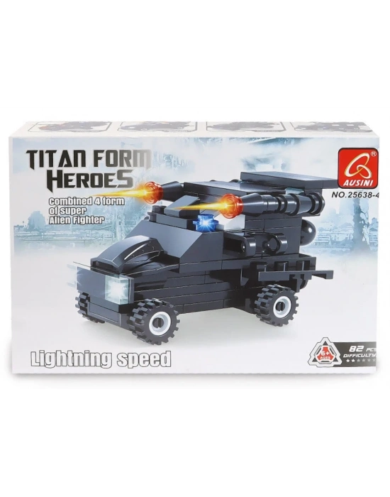 ÇOK SATAN Ausini Titan Form Heroes-4 Lightning Speed 82 Parça