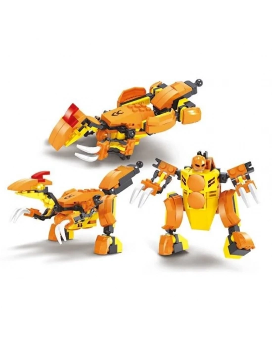 ÇOK SATAN Ausini Titan Form Heroes-4 Velaciraptor 106 Parça