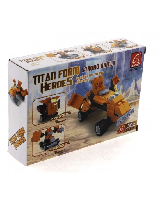 ÇOK SATAN Ausini Titan Uzaylı Savaşçı -1 Strong Shield 56 Parça