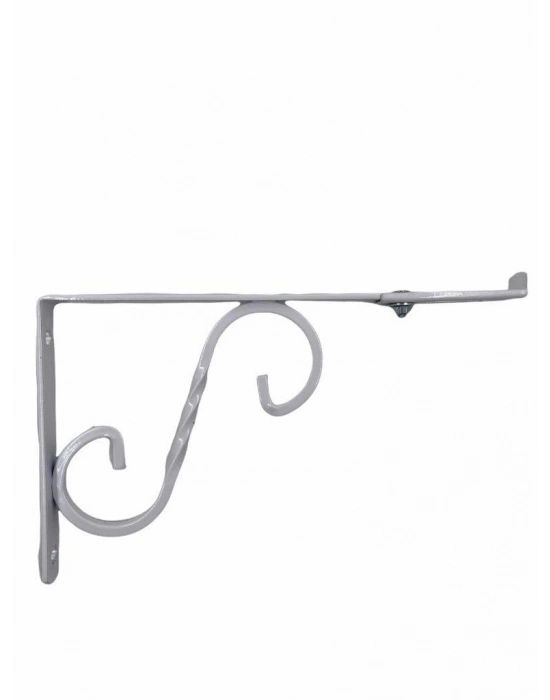 ® Ayarlı Ferforje Raf Altı No:1 Beyaz