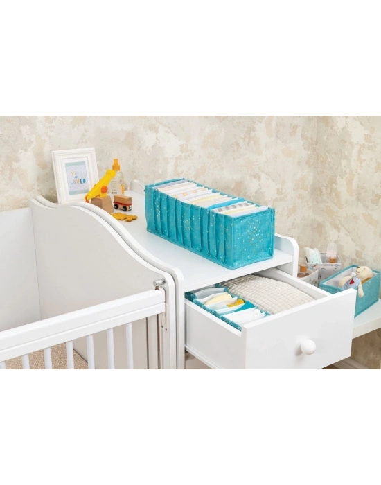 ÇOK SATAN Baby Akordiyon Organizer Çekmece Düzenleyici Medium (yeşil) - 04096
