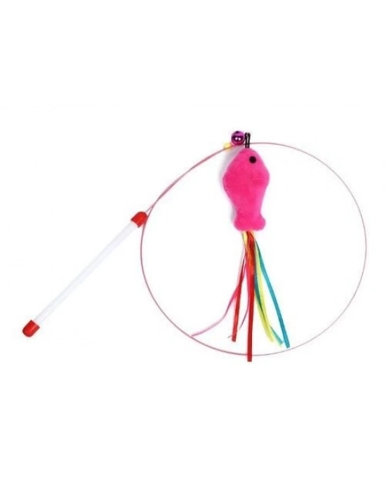 ÇOK SATAN Balıklı Kedi Oyun Oltası 90 Cm