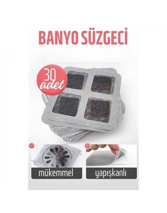 ÇOK SATAN Banyo Gider Süzgeci 30 ADET