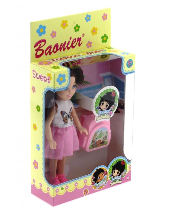 ÇOK SATAN Baonier Beyaz Kelebek Elbiseli Bebeğim Seyahatte