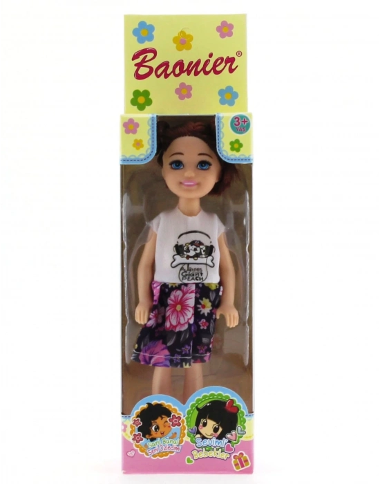 ÇOK SATAN Baonier Çiçek Etekli 14 cm Sarışın Tekli Kız Bebek