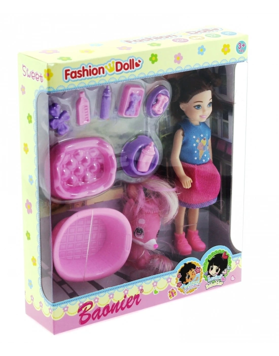 ÇOK SATAN Baonier Kız Bebek Evcil Hayvan Seti