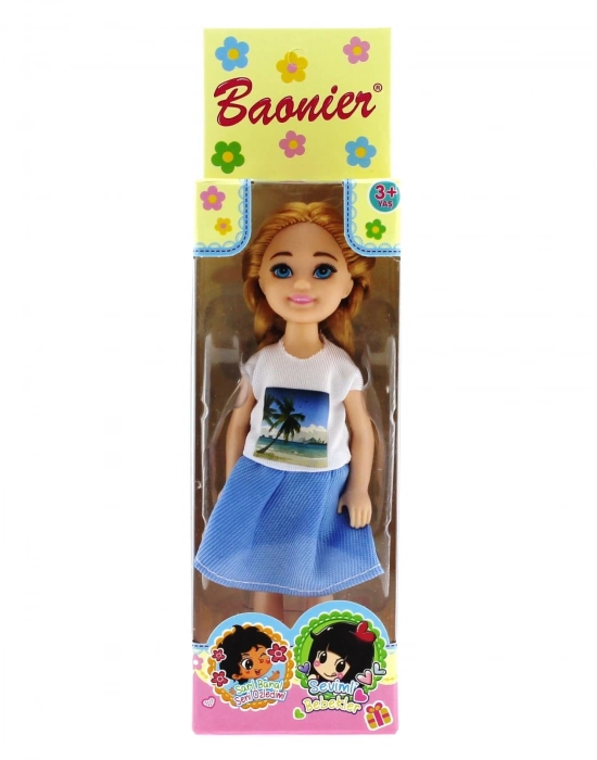 ÇOK SATAN Baonier Kumsal Tshirt 14 cm Sarışın Tekli Kız Bebek