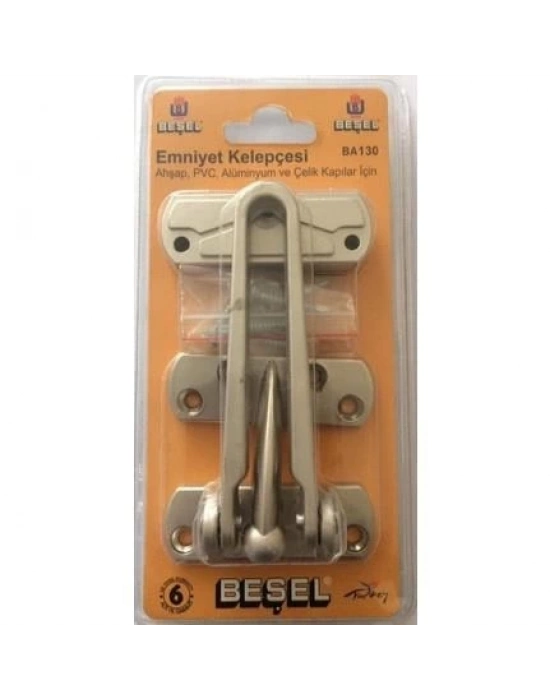 ® Başel Kapı Emniyet Kelepçesi Saten