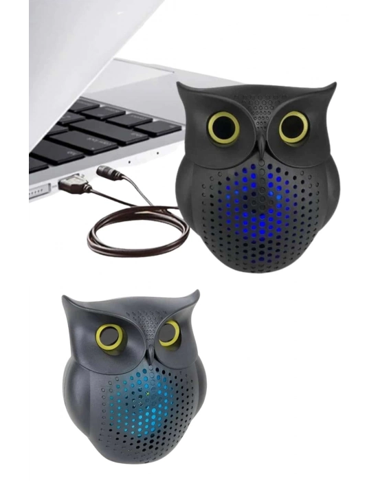 ÇOK SATAN Baykuş Görünümlü Işıklı Bluetooth Speaker Bluetooth Hoparlör