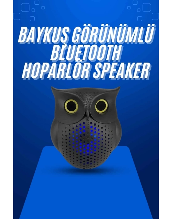 ÇOK SATAN Baykuş Tasarımlı Mini Bluetooth Speaker Yüksek Ses Kaliteli Taşınabilir