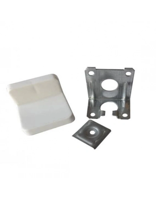 Beyaz Dolap Askı Elemanı L Tipi