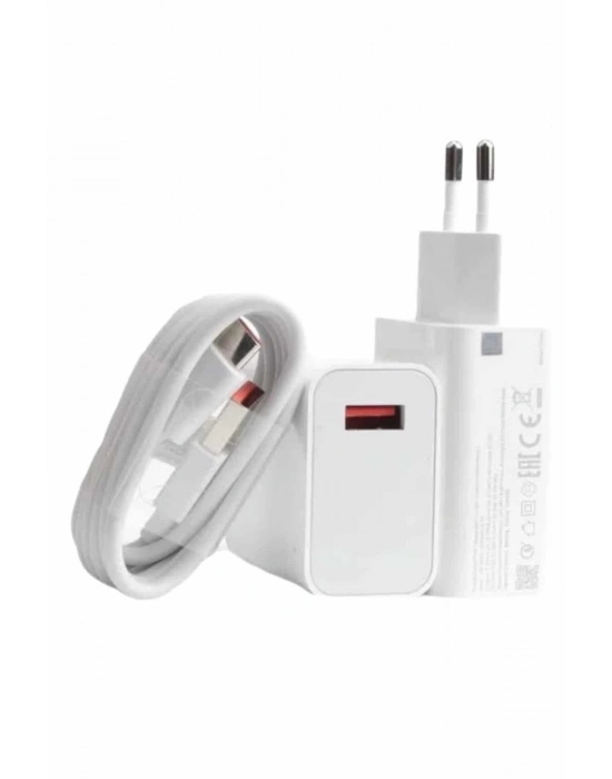 ÇOK SATAN Beyaz Ultra Plus Hızlı Şarj Seti Şarj Adaptörü ve Kablosu 67W