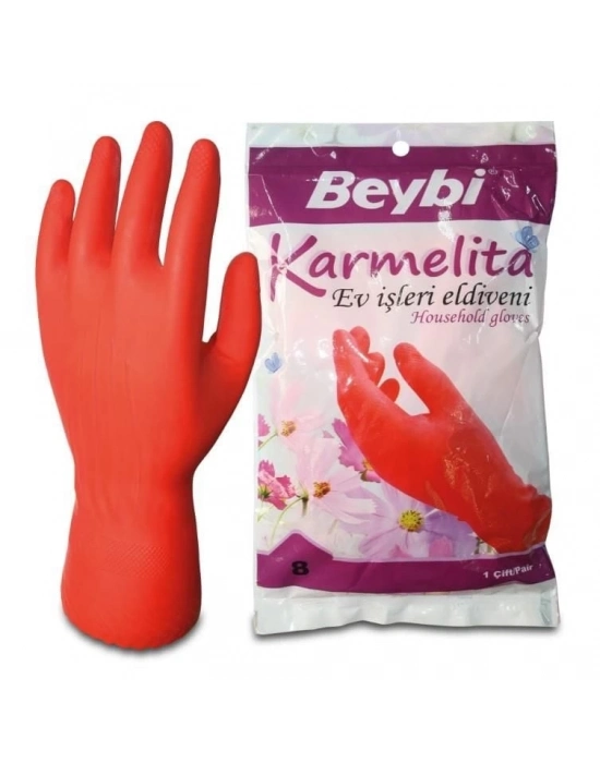 ® Beybi Karmelita Bulaşık Eldiveni No:8