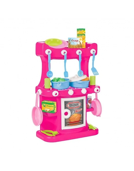 ® 03 335 Hamarat Ayaklı Mutfak Seti Pembe - Oyuncak