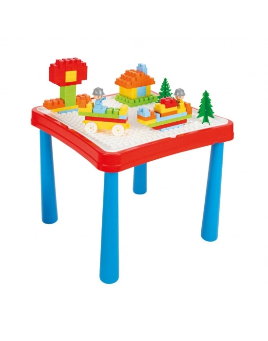 ® 03 477 ÇALIŞMA MASASI KIRMIZI MAVİ