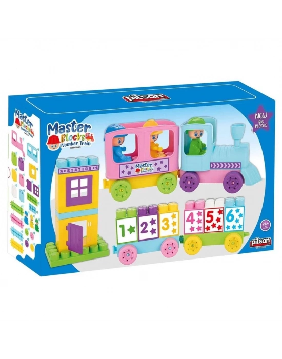 ® 03 605 Master Blok Rakamlı Tren - Oyuncak