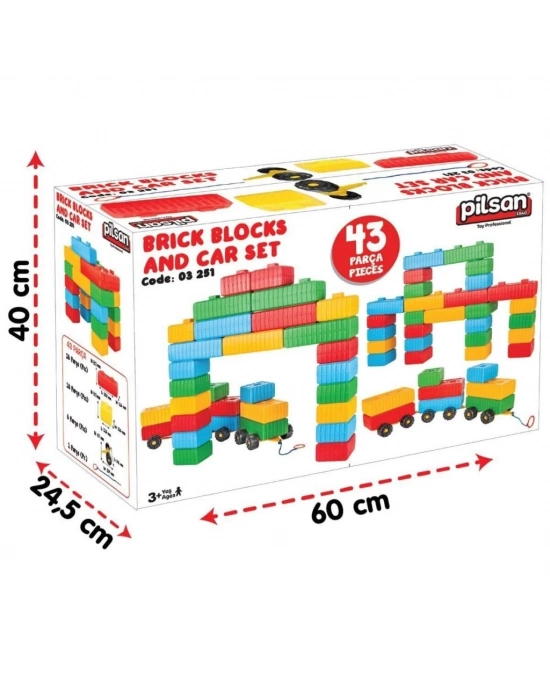 ® 03251 TUĞLA BLOK VE ARABA SETİ S172117281