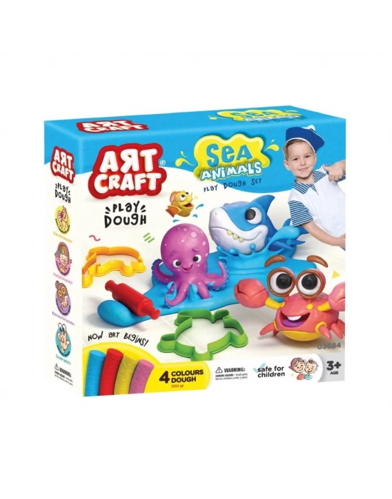 ® 03684 Deniz Hayvanları Hamur Set 200 gr