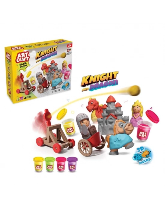 ® 03848 Şövalye ve Ejderha Oyun Hamuru Seti 280 gr