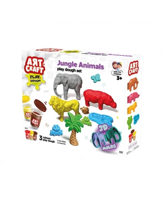® 03997 Art Craft Orman Hayvanları Hamur Set 168 Gr -Fentoys