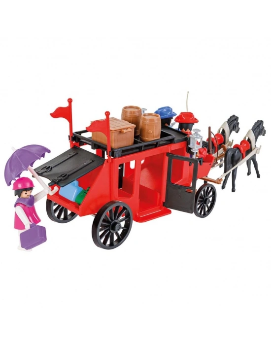 ® 04 002  Mekanik Seri 2 Posta Arabası - Oyuncak