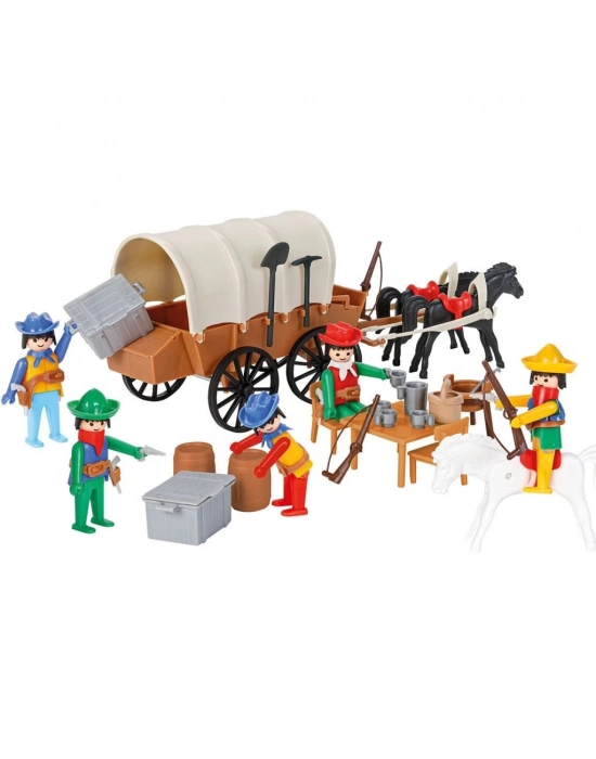 ® 04 003  Mekanik Seri 3 Kovboy Arabası - Oyuncak