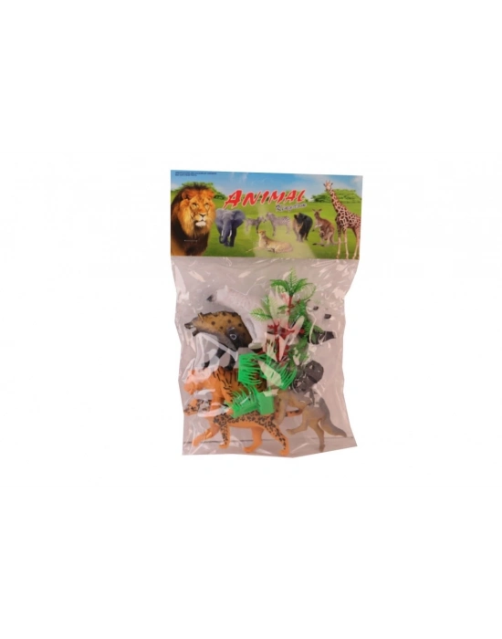 ® 050-A27 PVC DE VAHŞİ HAYVANLAR SETİ 72