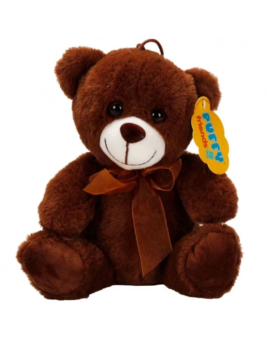 ® 0998 PELUŞ AYI OTURAN KURDELELİ 21CM 2R