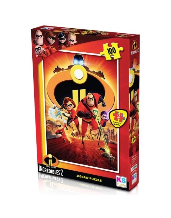 100 Parça Incredibles 2 Puzzle