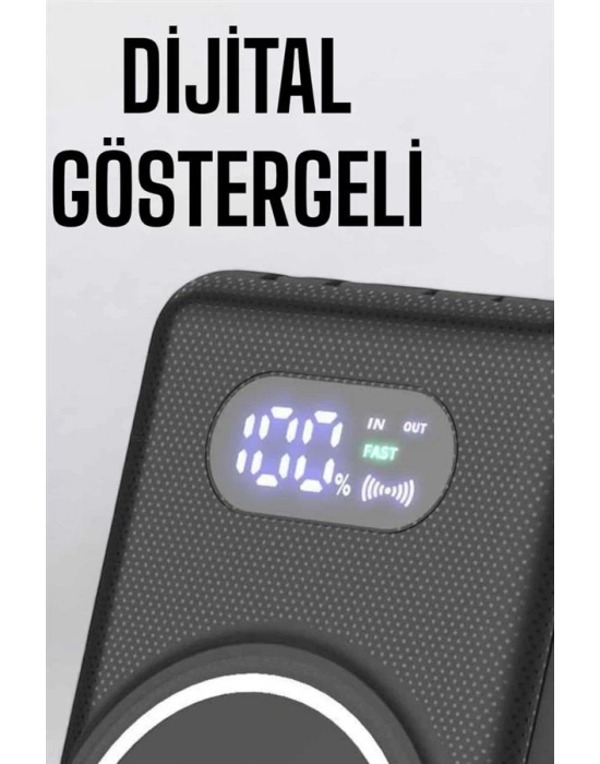 ® 10.000 Mah Powerbank 4 Portlu Hızlı Şarj Dijital Göstergeli