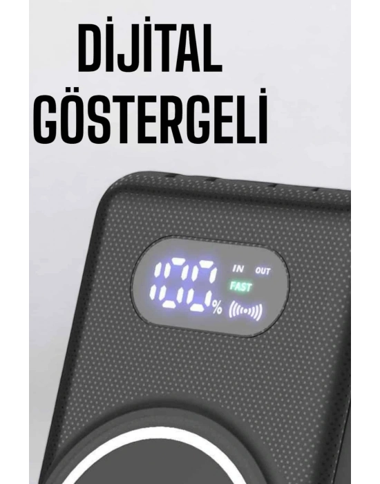 ® 10.000 Mah Powerbank 4 Portlu Hızlı Şarj Dijital Göstergeli