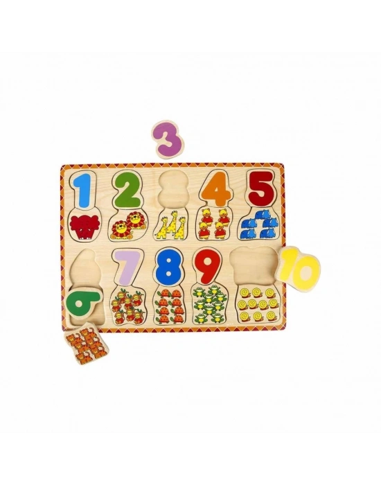 ® 1006609  Tahta   Bultak Rakamlar Hayvanlı