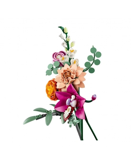 ® 10342  iconic Botanicals Pembe Çiçek Buketi 749 parça +18 yaş