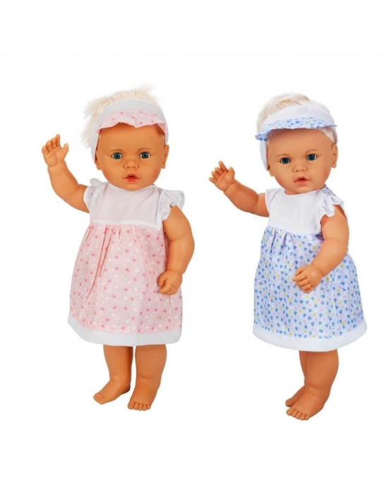 ® 1060011 Lila Sesli Saçlı Et Bebek 60 cm