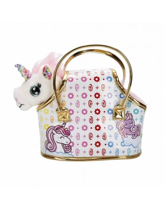 ® 10873 Taşıma Çantalı Peluş Unicorn Lou Lou -