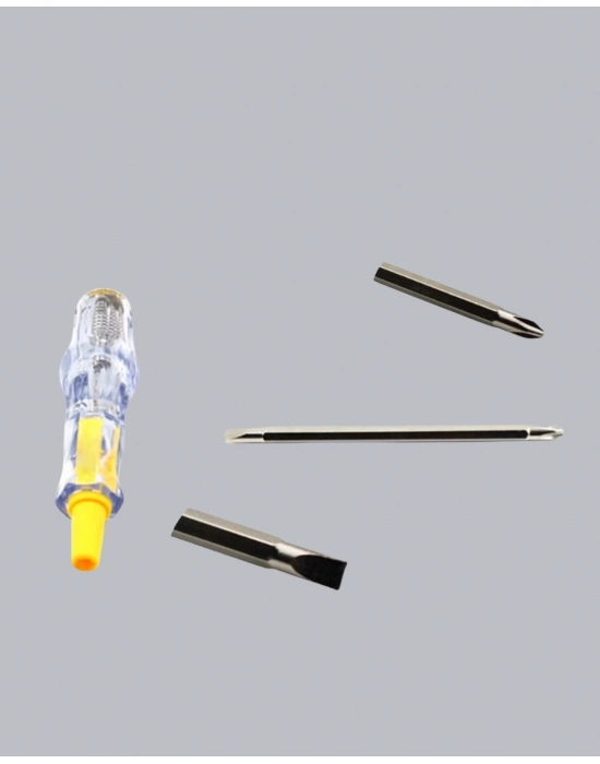 ® 110-220V Elektrik Test Kalemi Korozyona Dayanıklı Nikel Kaplamalı