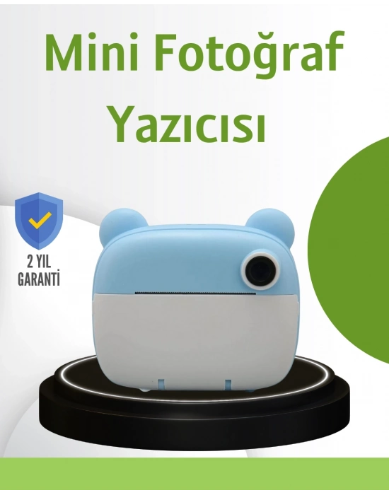 ® 12 Özel Efektli ve Self-Timer Fonksiyonlu Baskı Kamera