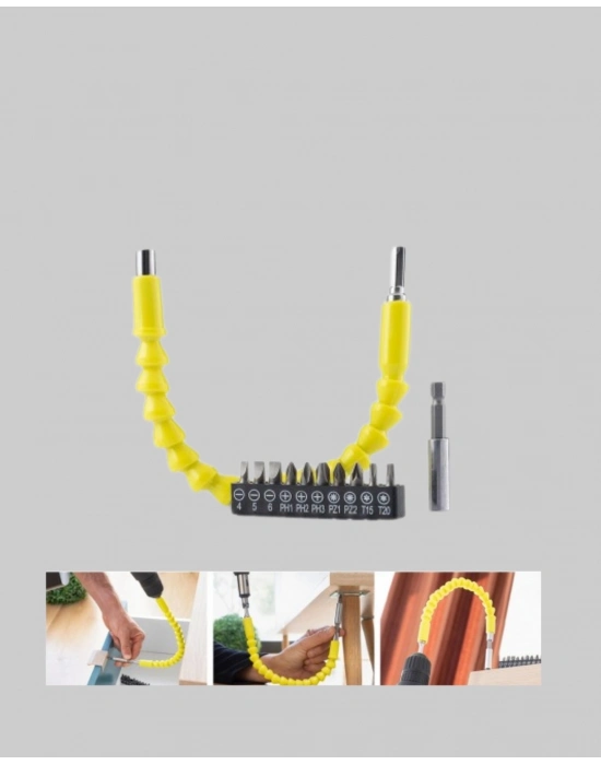 ® 12 Parça Akrobat Bits Seti Çok Amaçlı Vidalama Dayanıklı Çelik