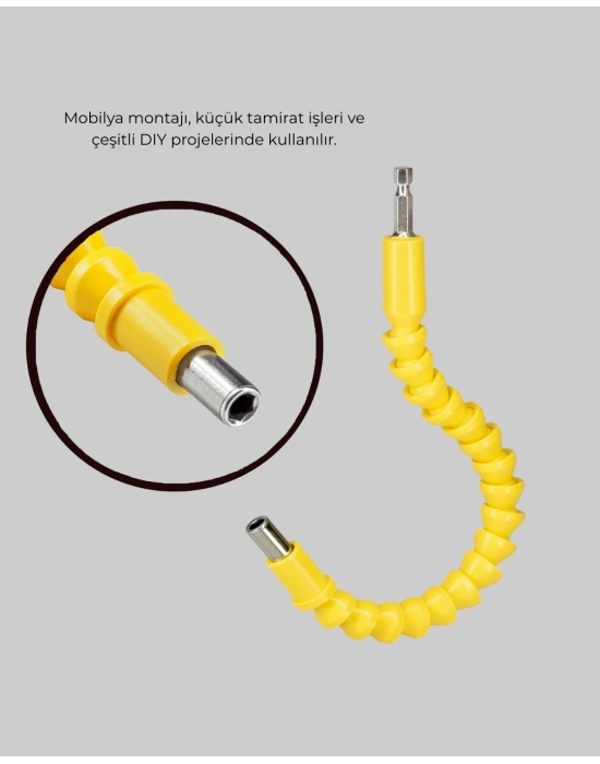 ® 12’li Akrobat Bits Vidalama Seti Esnek Uç Çok Yönlü Kullanım