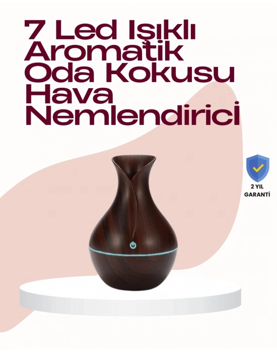 ® 130ml Su Depolu USB Güçlü Kompakt Masaüstü Nemlendirici Difüzör