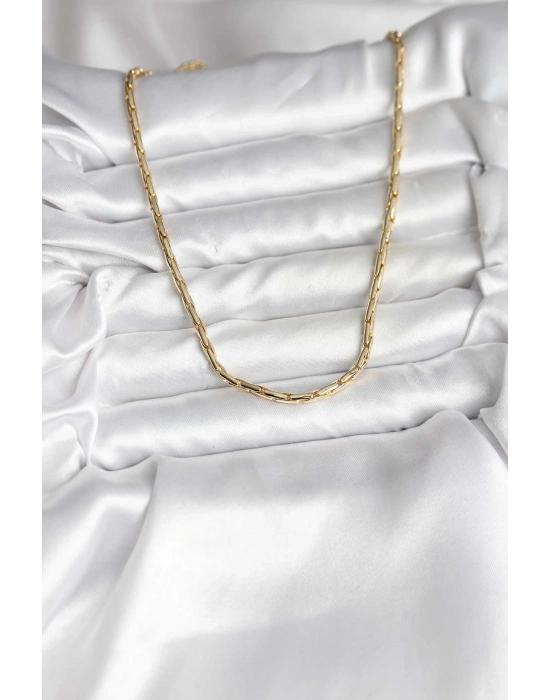 ® 14K Gold Renk Kaplama Model CM Kadın Kolye