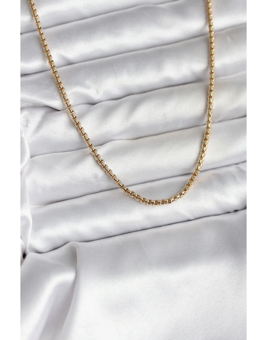 ® 14K Gold Renk Kaplama Zincir Model CM Kadın Kolye