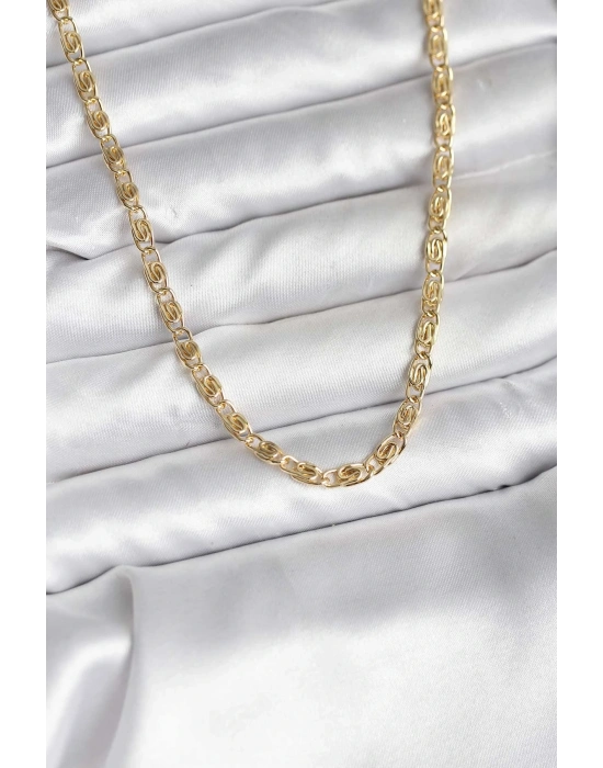 ® 14K Gold Renk Kaplama Zincir Model CM Kadın Kolye