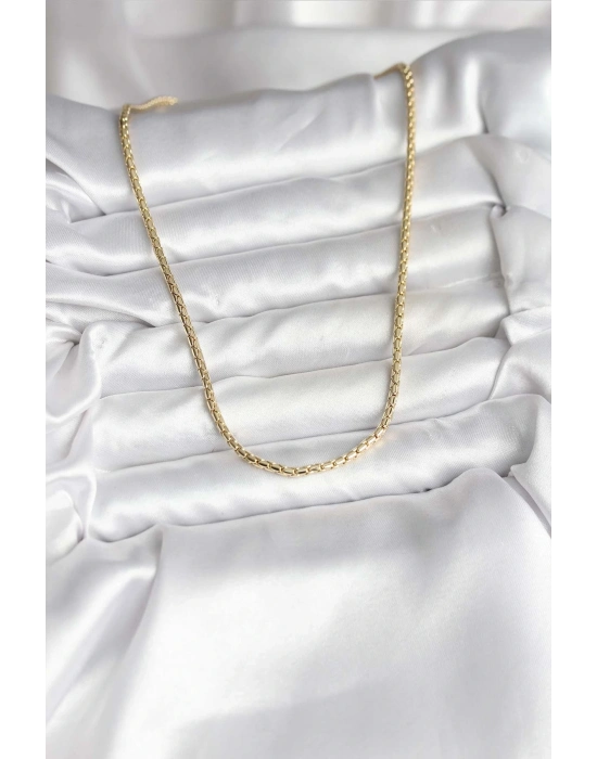 ® 14K Gold Renk Kaplama Zincir Model CM Kadın Kolye